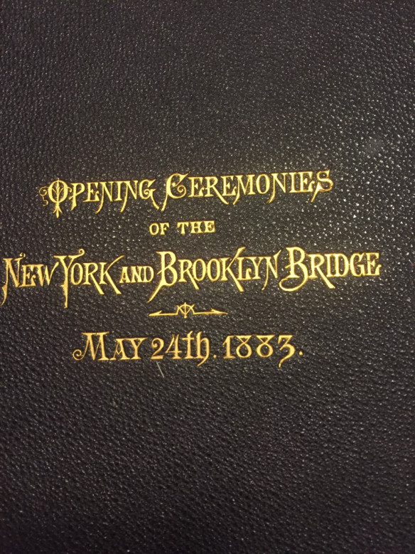 Image the cover of Opening of Brooklyn Bridge May 1883